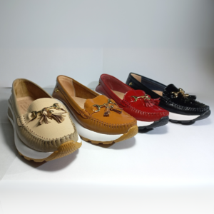 Zapatos Mocasines Campanas 100% cuero Nacional